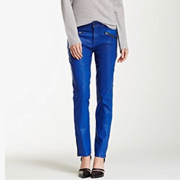 NEW NWT NYDJ Angelina Legging Coated Denim Princess - Picture 1 of 5